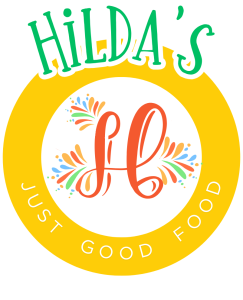 hildas just good food logo